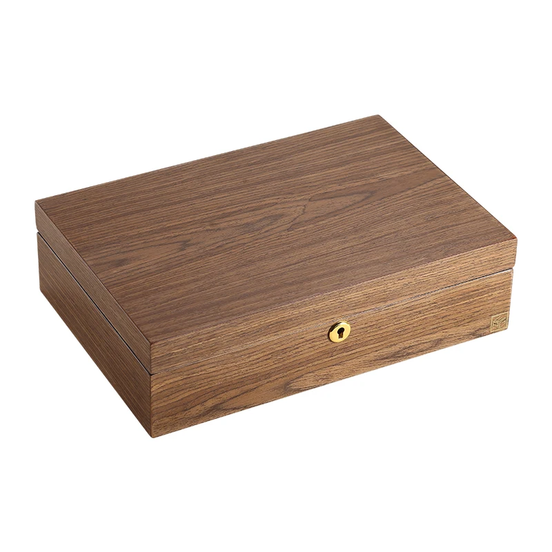 

Wholesale Large Wooden Jewelry Box Luxury Ring Watch Earring Necklace Jewellery Bracelet Organizer joyero Storage Case For Gift