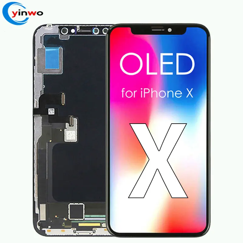 

Best Selling OEM OLED LCD Display Touch Screen Replacement Parts For iPhone X, Black