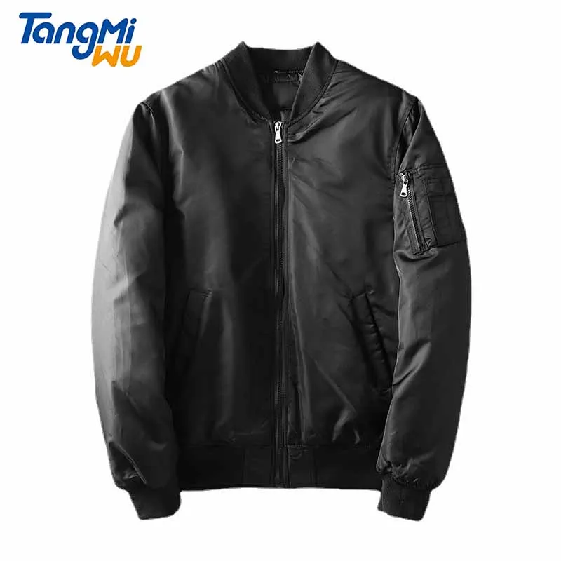 

Autumn custom-made bomber jackets custom-made quilted baseball uniforms with zipper stand-up collar man nylon jackets1