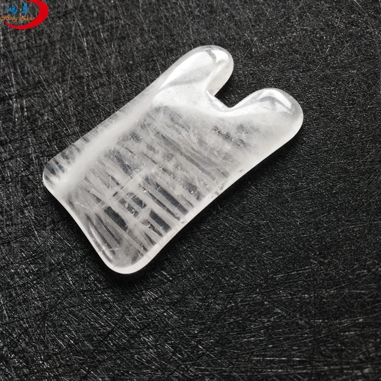 

Anti-aging slimming tool,clear quartz jade guasha board for sale, body massager guasha set