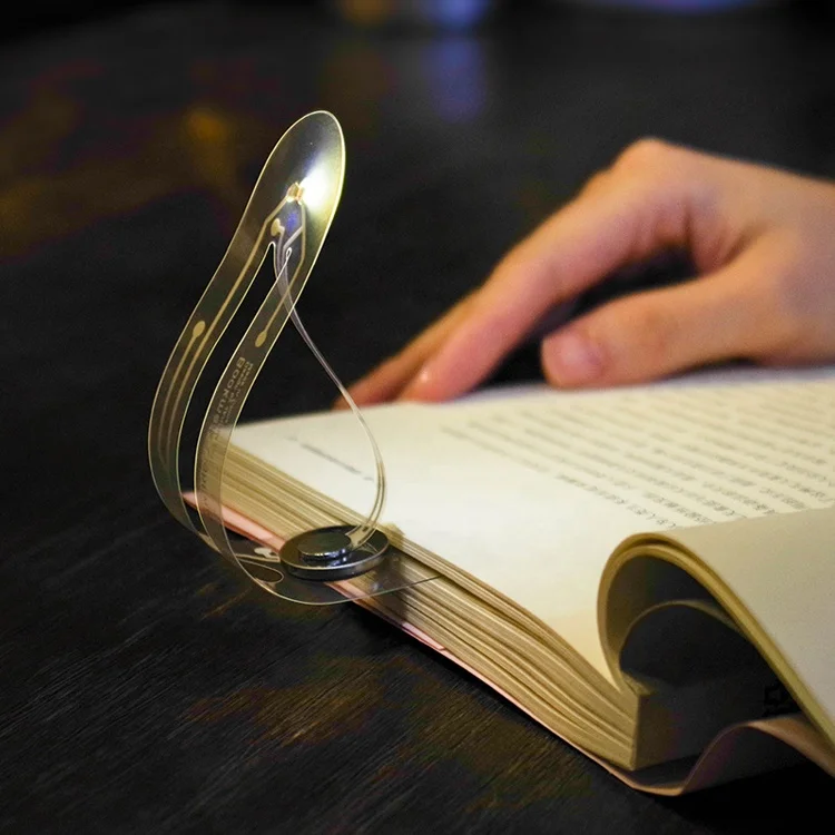 
New Thinnest Flexible LED Bookmark Reading Light 
