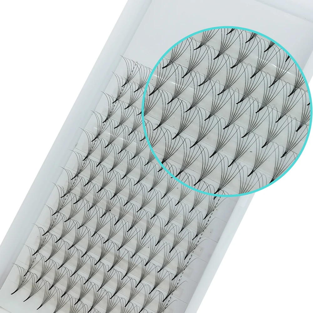 

3d pre made fans premade volume fans 10d pre made volume fans eyelash extensions 0.03 0.05 0.07, Natural black