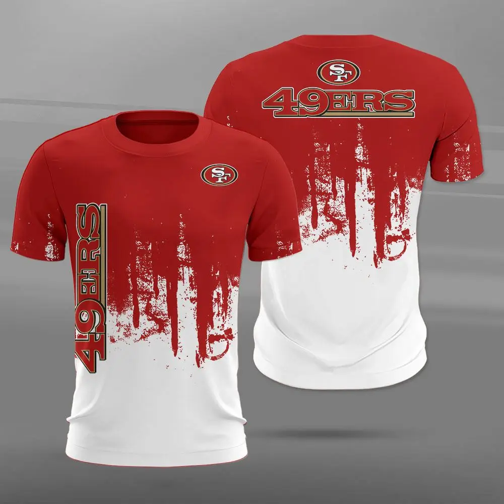 

2021 NFL Sport T Short Jersey nfl breathable Football team 3D Printed short sleeve Shirts, 32 colors mix