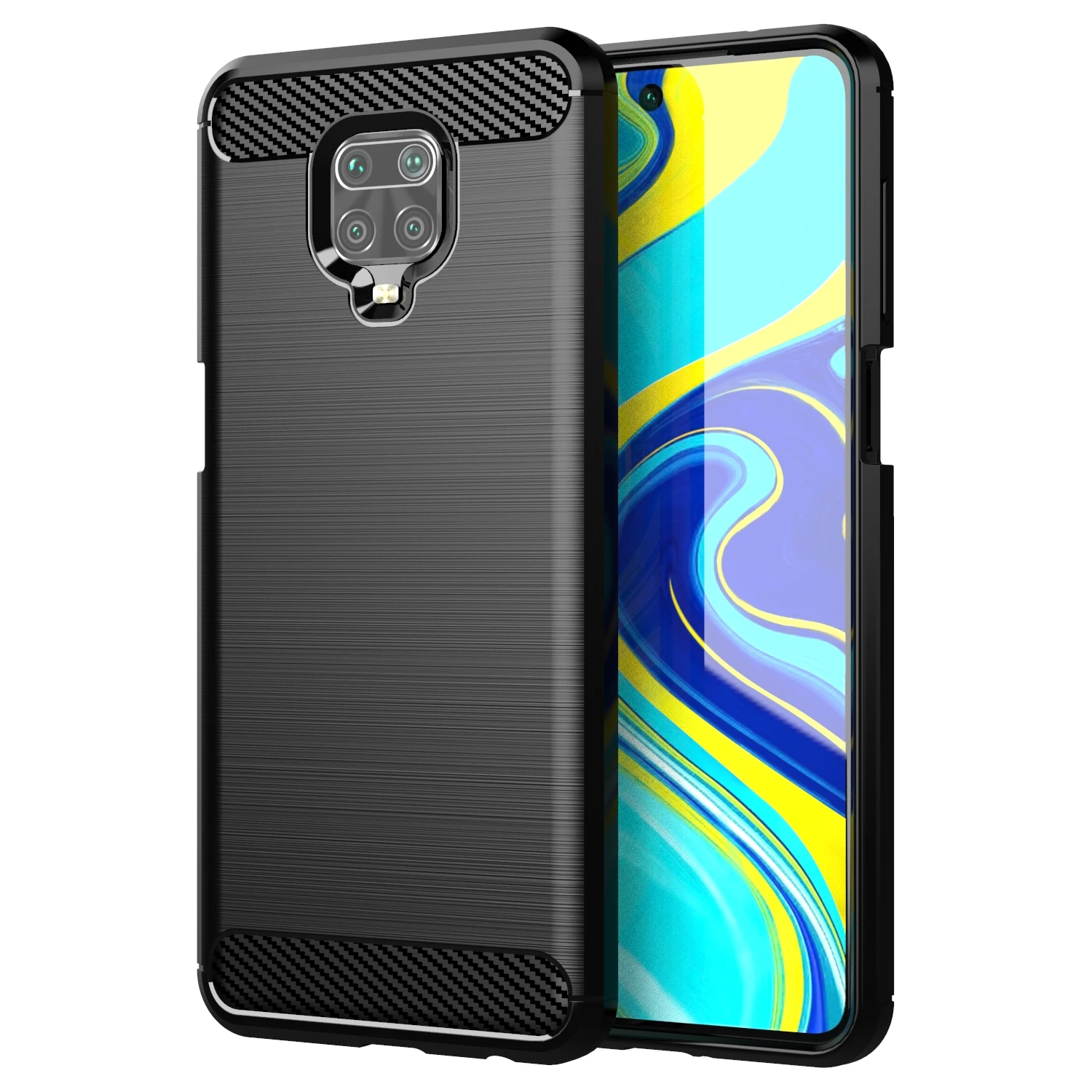 

for redmi note 9 Pro case Anti Shock Soft TPU cover Protection Phone Case cover for redmi note 9S, 4 colors
