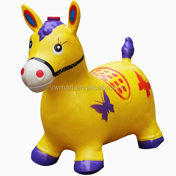
PVC Hopping animal toys inflatable jumping horse for kids 