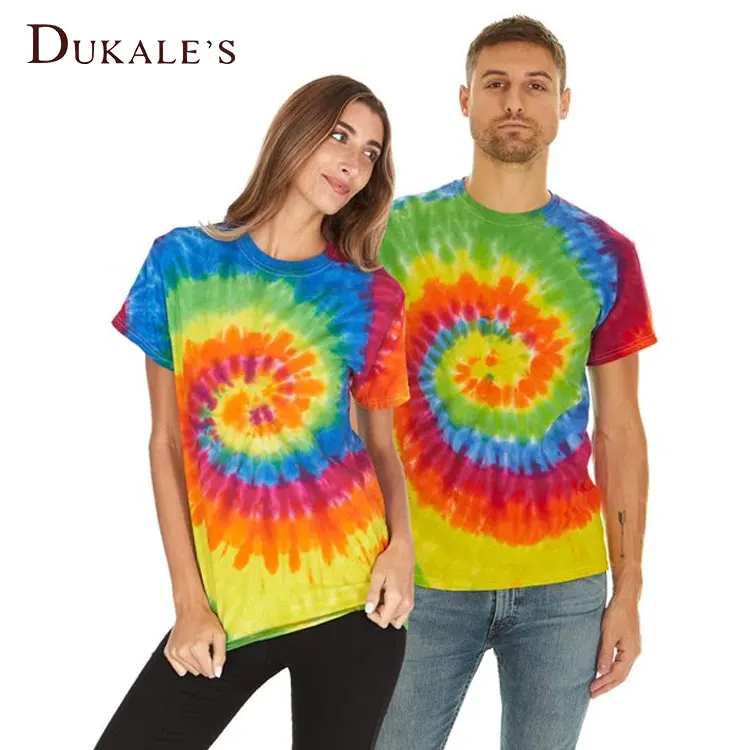

Tie-Dye T-Shirts Women Ladies Colorful Tie Dye T-Shirts Short Sleeve Design Print Rainbow Graphic Tye Tie Dye T Shirt For Women