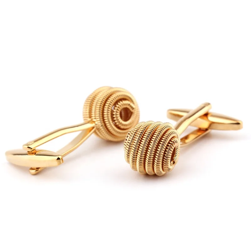 

New Metal Brass Cufflinks for Men Plate Color Gold Souvenir Promotional Gifts Cuff Links, Silver