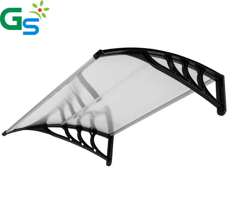 

Malaysia Modern Decoration Transparent Pc Solid Sheet Balcony Cover Aluminum Composite Bracket Polycarbonate Canopy 100Cm X 200C, Customized