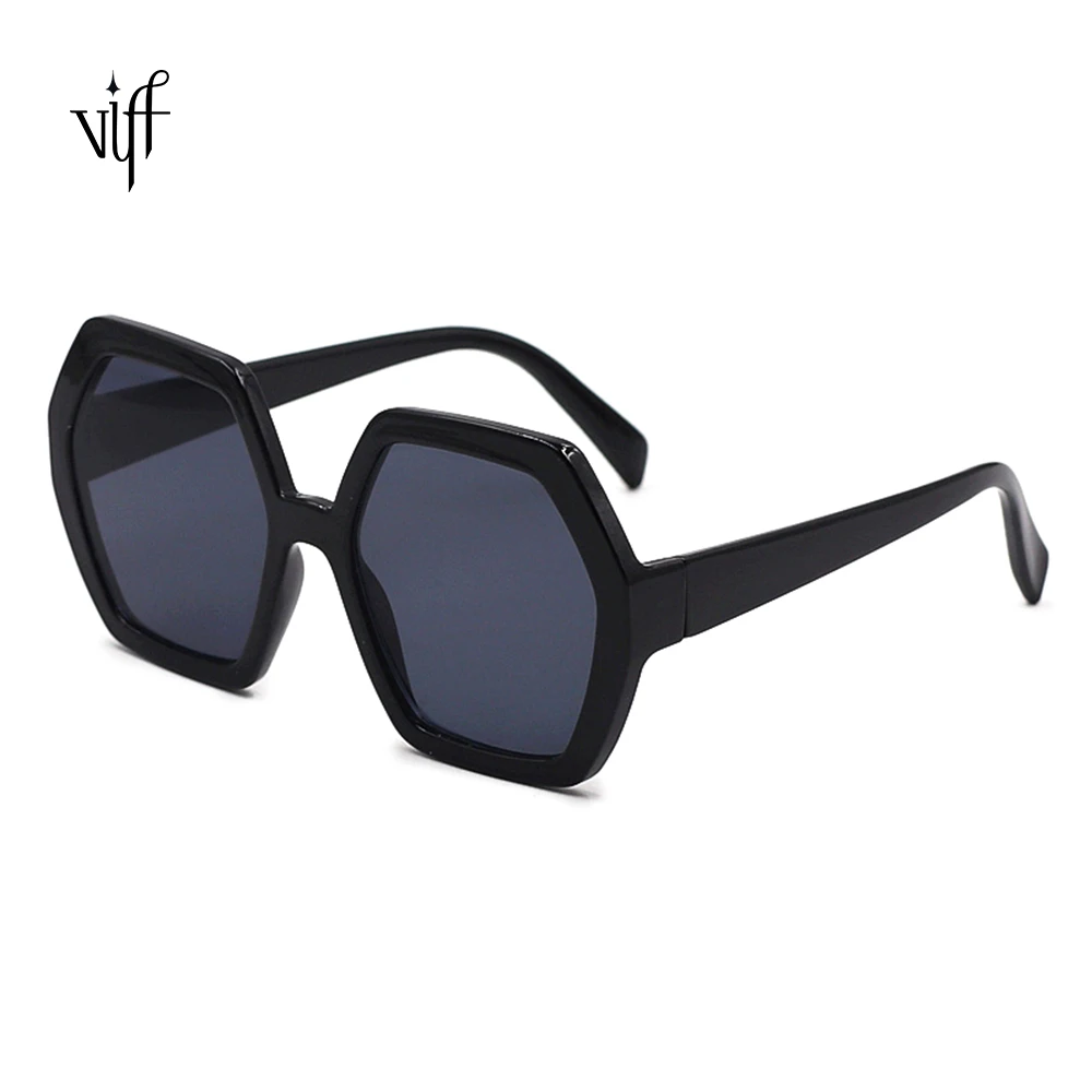 

VIFF custom logo hot sales summer style pc frame hexagon shape fashional sunglasses