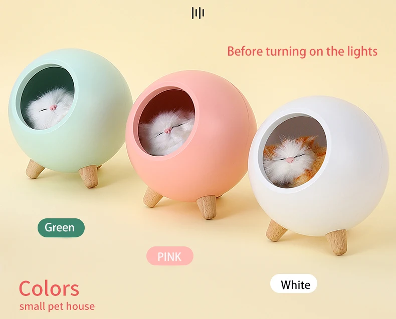 Decorative Mini Portable LED Touch Lamp Speaker Smart Wireless Speaker - ANKUX.COM