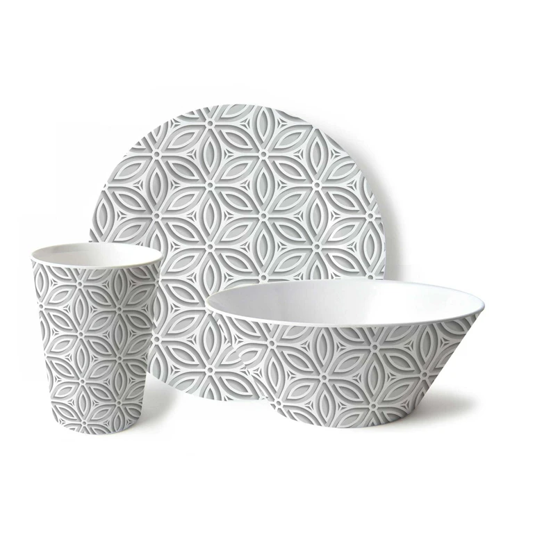 
Hotsale 3pcs Melamine Dinner Set Wholesale Dinnerware Sets 