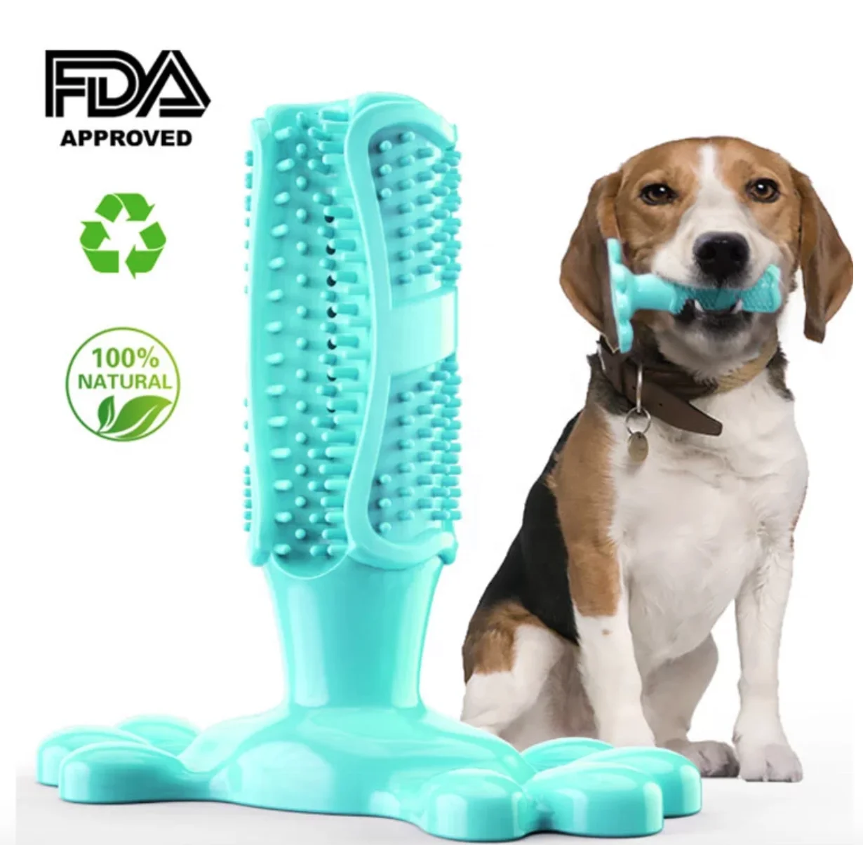 

Wholesales Natural Silicone Pet Dogs Toothbrush Toy Cleaning Tool Bite-resistance Pet Chew Stick plush stick dog toy, Green / blue / white / light blue / pink