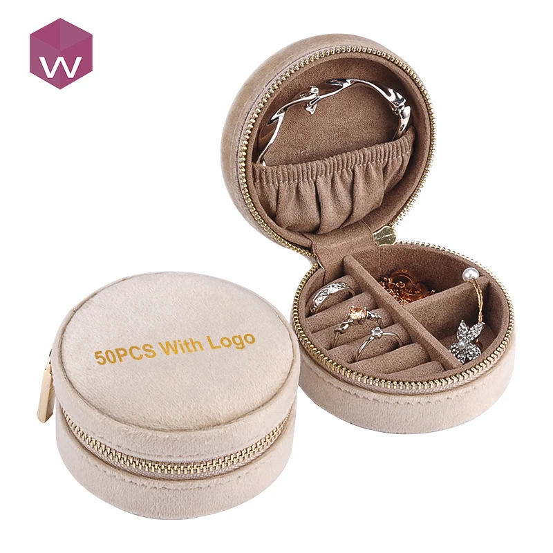 

Custom logo jewellery earing small case velvet jewelry box packaging box jewelry, Pink/black/rose red/beige