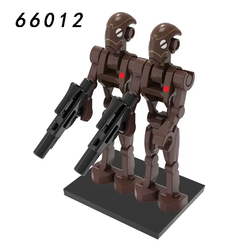 

XP66012 New Star Battle Droid with Blaster Arms w0092 Wars Mini Action Building Block Figure Plastic Toys for Kids Jujuetes