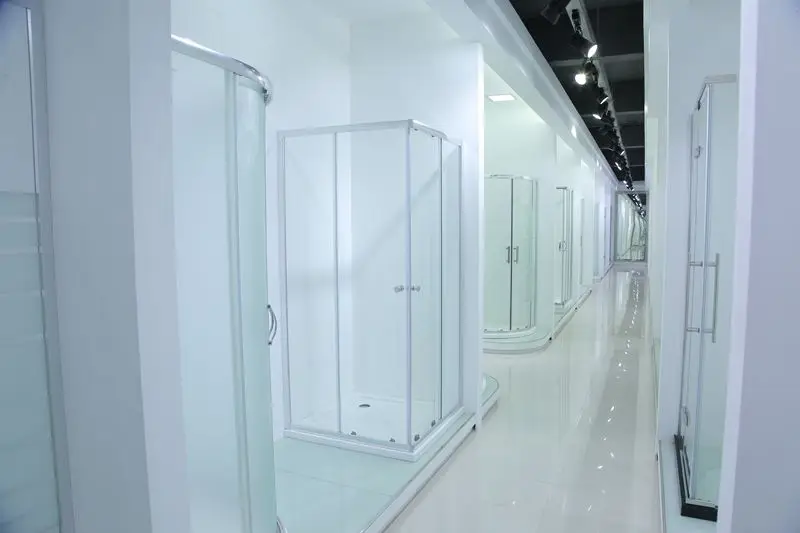 4mm 6mm Tempered Glass Bathroom Shower Cabinets With Metal Hinge And 304 Stainless Steel Door Handle 6