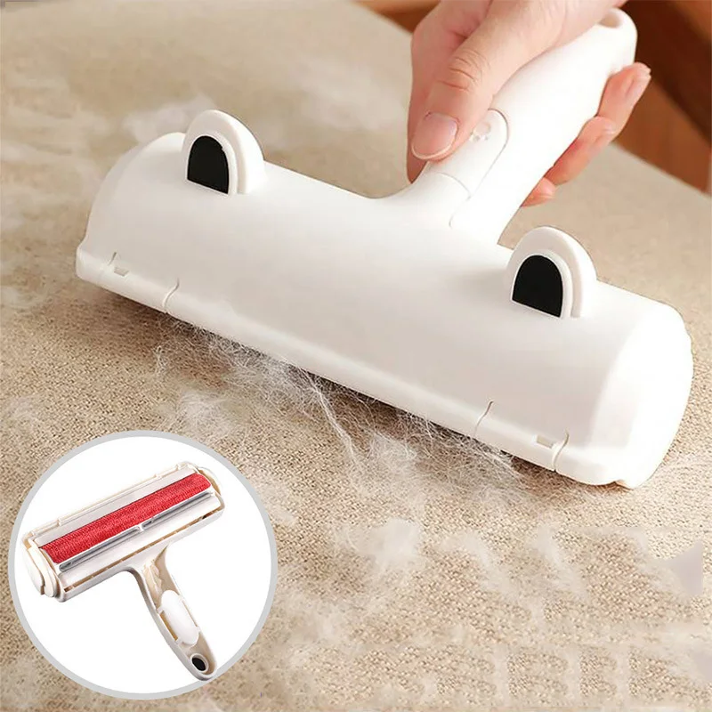 

Wholesale Self Cleaning Reusable 2-Way Pet Cat Dog Hair Remover Lint Roller