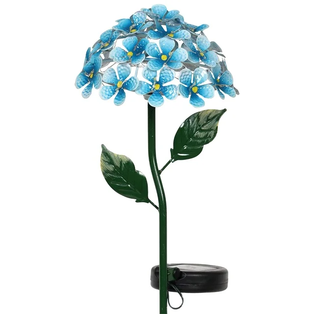 

Powered Hydrangea Stake LED Outdoor Garden Decoration Solar Light, As photo show or as per your request
