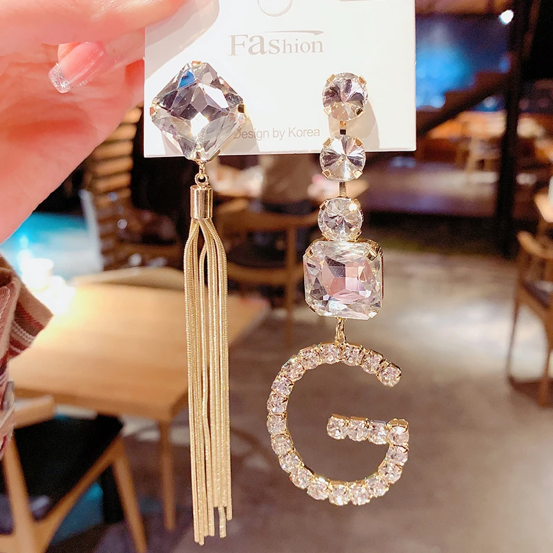 

Kaimei Studs Designer Party 2021 New Arrival Luxury Korean Fashion Big Letter G Jewelry Earrings Charming Earrings For Women, Many colors fyi