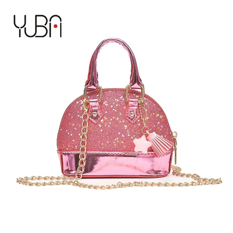 

Children's bag single-shoulder cute sequins mini shell wrap tidal slant cross accessory bag girls sequin handbag, Customizable