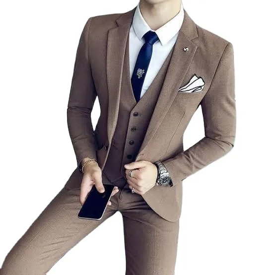 

China Mens Suits Costume Groom Men Wedding Suit 3pcs
