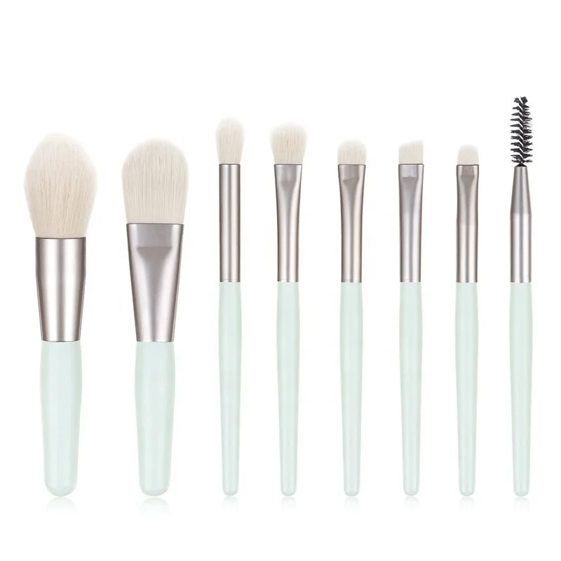 

Wholesale Wood Handle Private Label Foundation Cosmetic Makeup Brushes Set