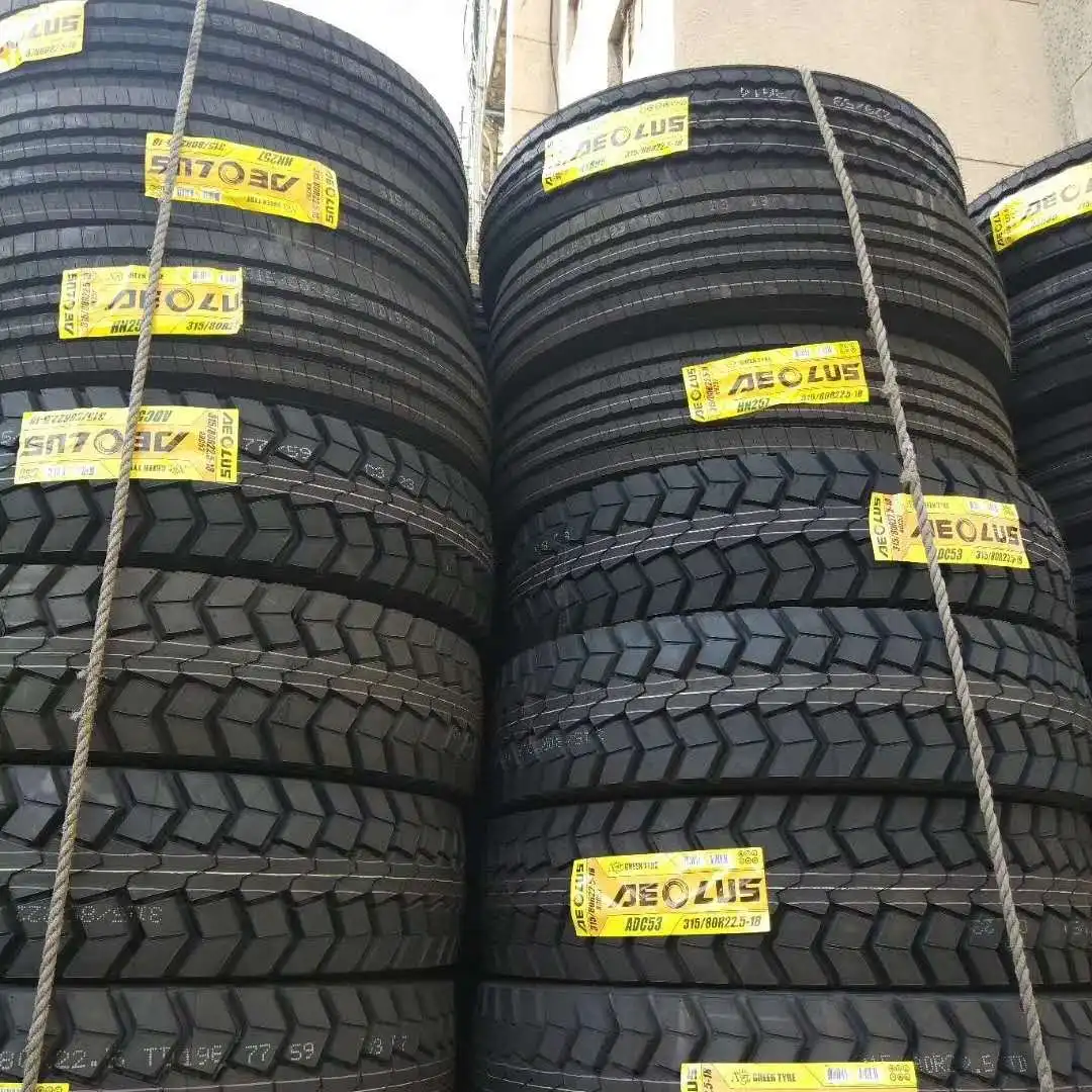 AEOLUS 12.00r20-18PR ADC53 truck tyres  Drive wheel truck tire for mixed road condition