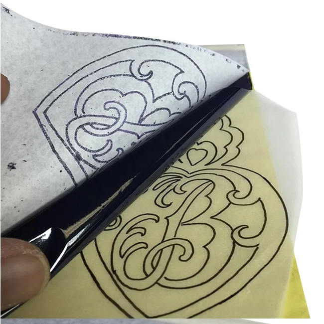 批发纹身供应20张a4尺寸精神大师热模具碳警察一次性纹身转印纸