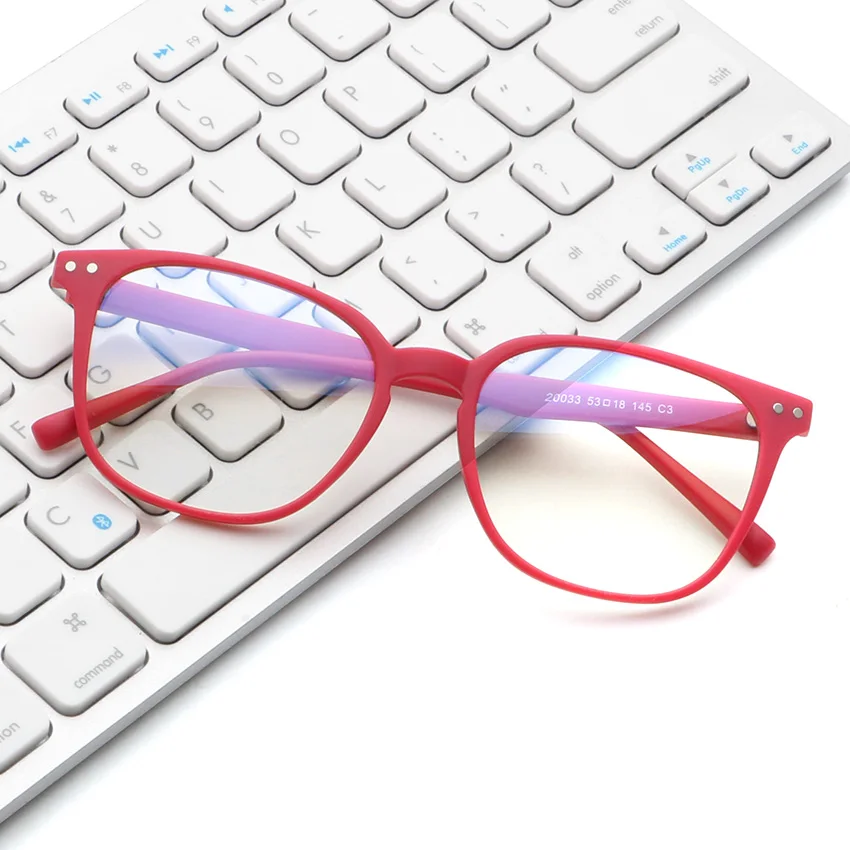 

Unisex Computer Square Tr90 eyeglass Fashion Custom LOGO Anti Bluelight optical Eyeglasses Frames Blue Light Blocking Glasses