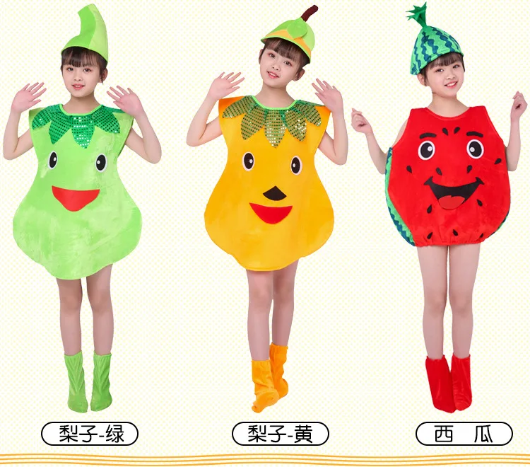 Pineapple fruit fancy dress costume for kids