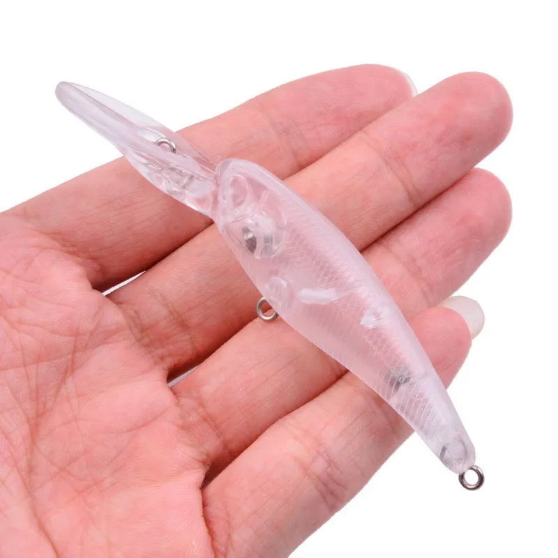 

Jetshark 9.3cm 6g Wholesale Artificial Fish Bait Lifelike OEM Available Long Lip Fishing Lure Blank Unpainted Minnow