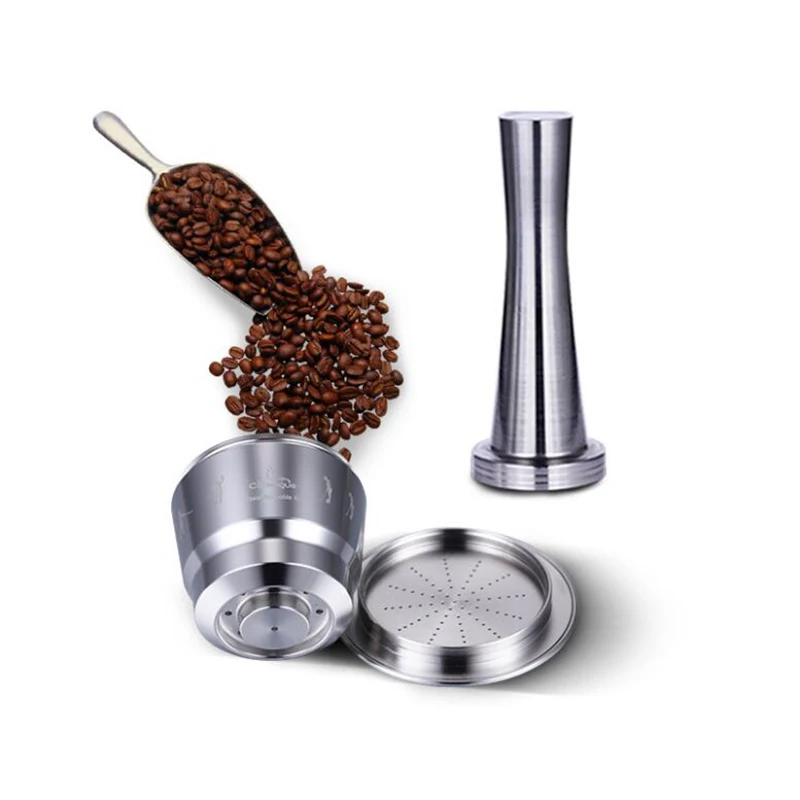 

Coffee Capsule Stainless Steel Refillable Reusable Coffee Capsules Pod