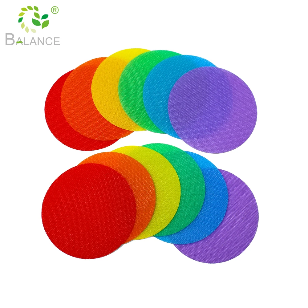 

30 pack SitSpots Flat Spot Markers Circles carpet spot markers for teaching and games, 5 color / 6 colos