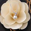 SP00150 2019 Jewelry Trends Freshwater Pearl Necklace 925 Sterling Silver Jewelry Pearl Ring Designs For Women
