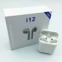 

Free samples Factory high quality earbuds 5.0 wireless earphones i12s tws