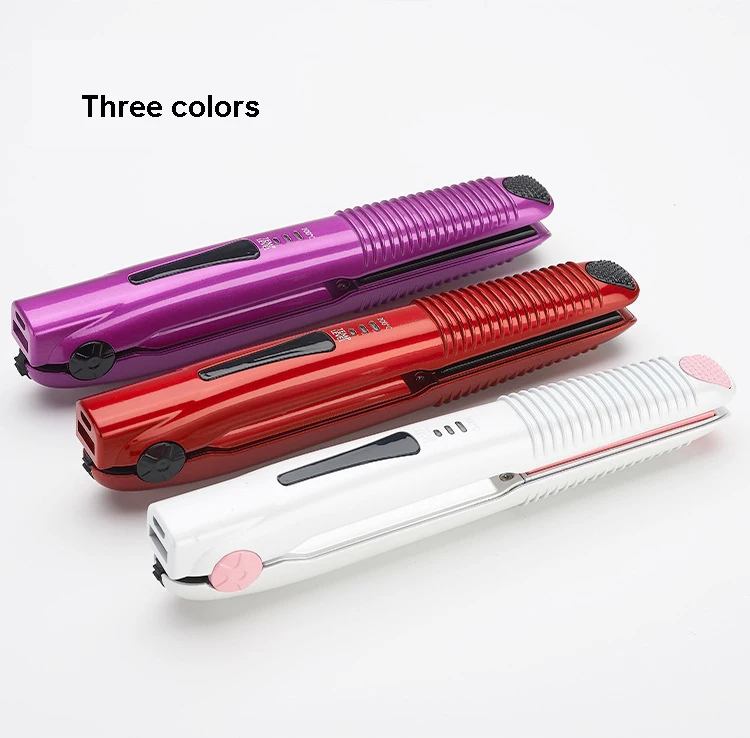 

Portable mini hair curler straighter in handbag