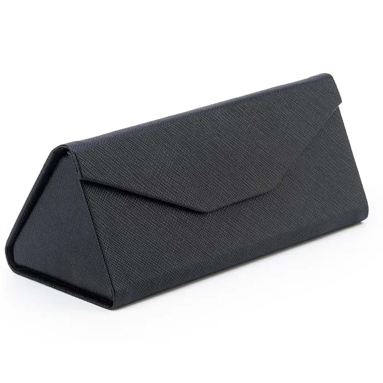 Leather Custom Logo Sunglasses Case Set Oversized U-Shape Foldable Semi-Hard Cartoon Pattern Fashionable Protection