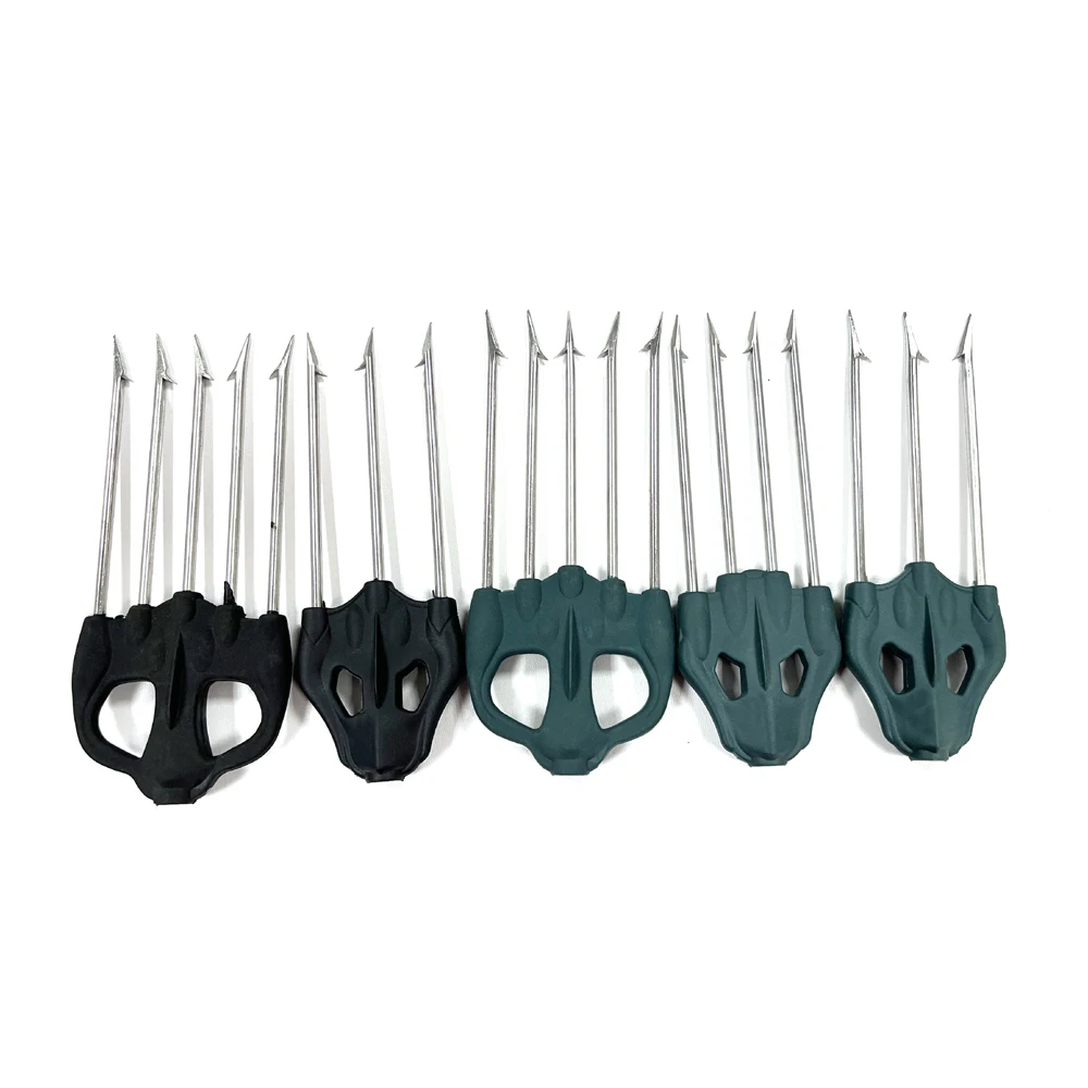 OMER Multiprongs M7 Thread Fishing Fork 17-4PH Stainless Steel  3 4 5 Prongs Fishing Spear Portable Multiprongs for Spearfish