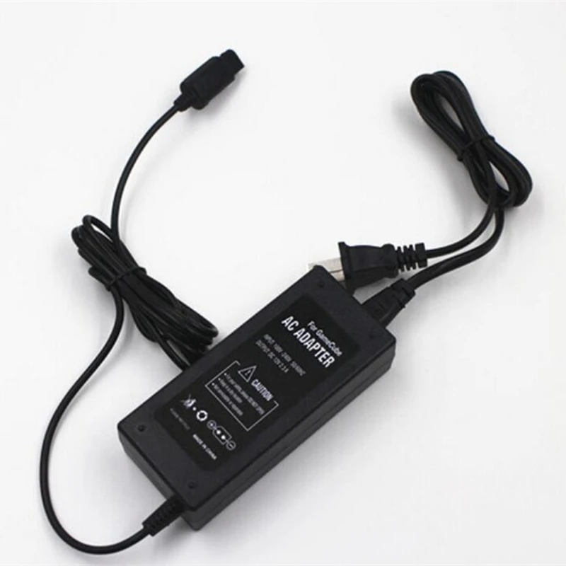 

US EU Plug AC Adapter Power Supply for NGC Gamecube Console with Power Cable, Black