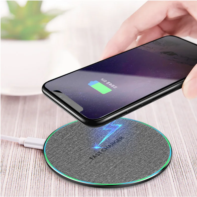 

15W New Product Portable Cell Phone Wireless Charger Universal Black Wireless Charging Base, Black ,white