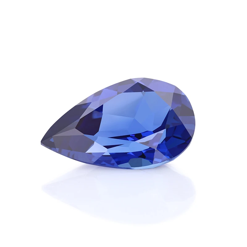 

Elegant Color Royal Blue Pear Shape 7*11 mm Loose Gemstone Lab Grown Sapphire