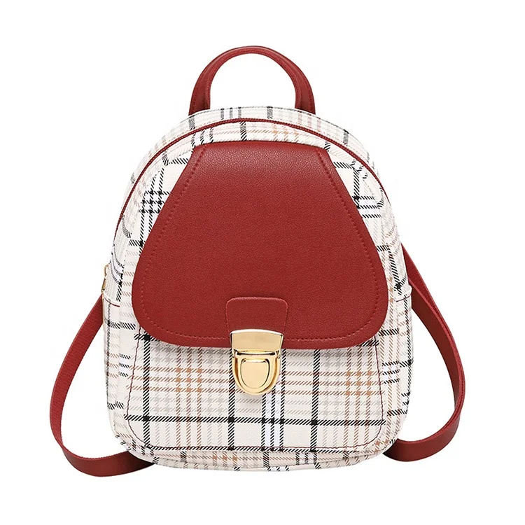 

2021 Ladies Mini Backpack PU Leather Crossbody Backpack Small Woman Bag Teenage Girls Backpack, Customized color