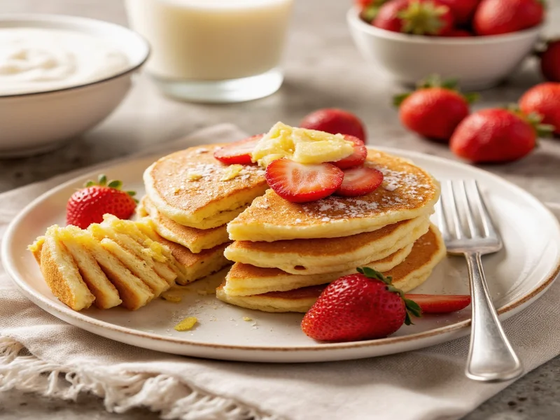 homemade pancakes fluffy