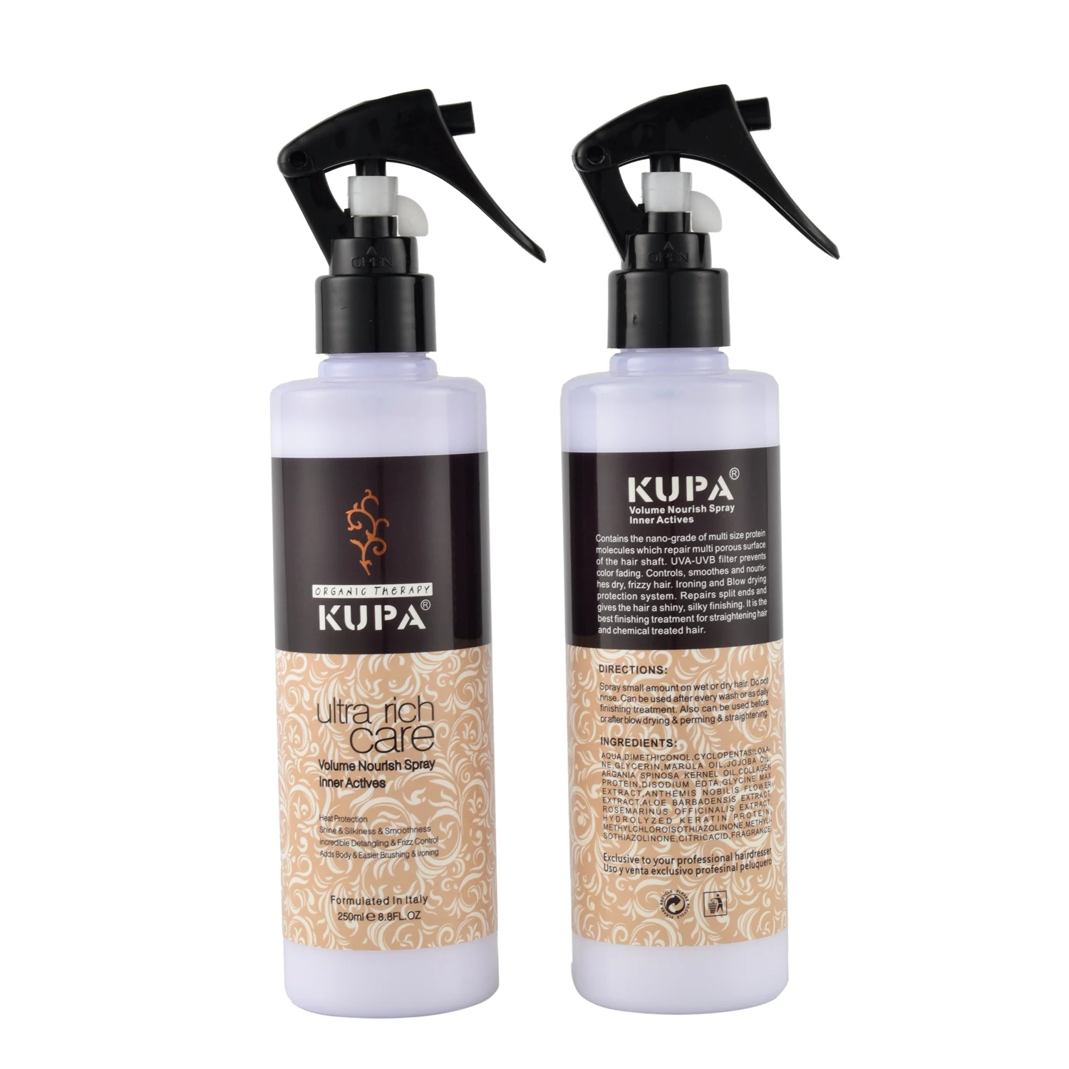 

Wholesale Kupa Smoothing Damage Repaired Detangling Leave-In Vitamin Hair Spray 250ml