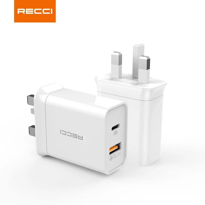 

Recci rct-p16u 12v usb super quick charge 3.0 wall charger for mobile phones