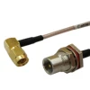 New Modem Coaxial Cable SMA Male Plug Right Angle To FME Male Plug Connector RG316 Cable 30CM 12inch