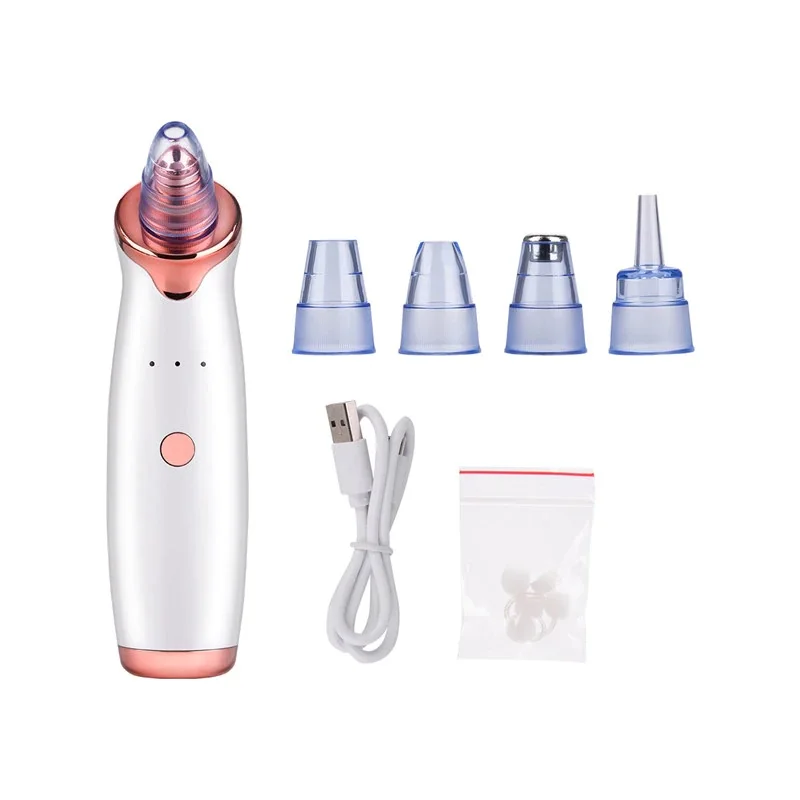 

Face Aspirateur Point Noir Black Head Remover Skin Care Tool Pimple Remover Vacuum Suction Pore Spot Acne Blackhead Remover, Pink