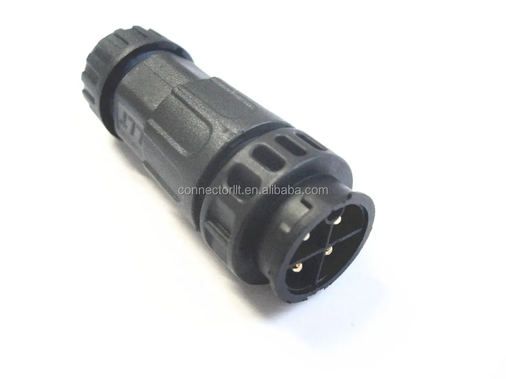 M19 Male And Female Electrical Connector Waterproof Ip67 Plugs With 4 ...