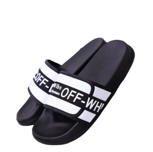 

Youth Trend Popular Logo Drag Male Outdoor Non Slip Cool Men Sandals Slippers