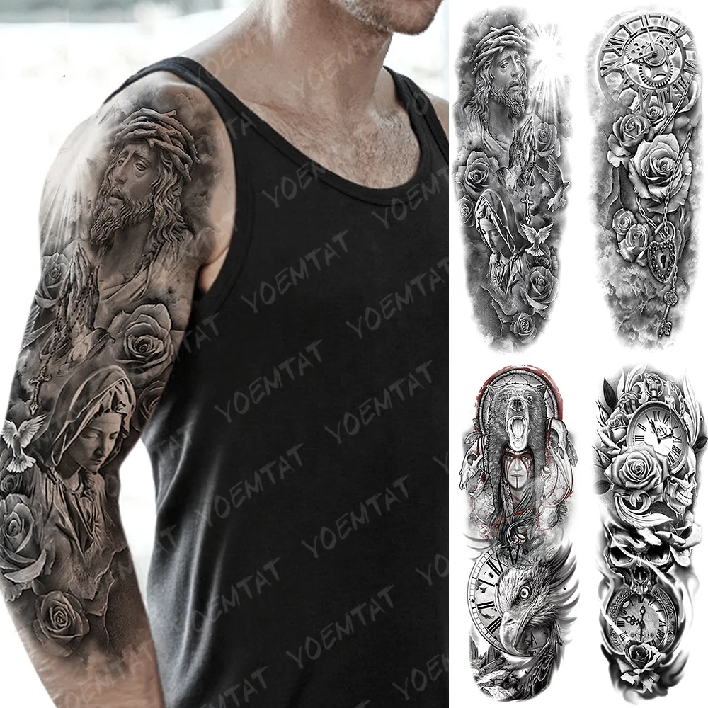 

Against Allergy customized Waterproof tattoo designs for me, Cmyk