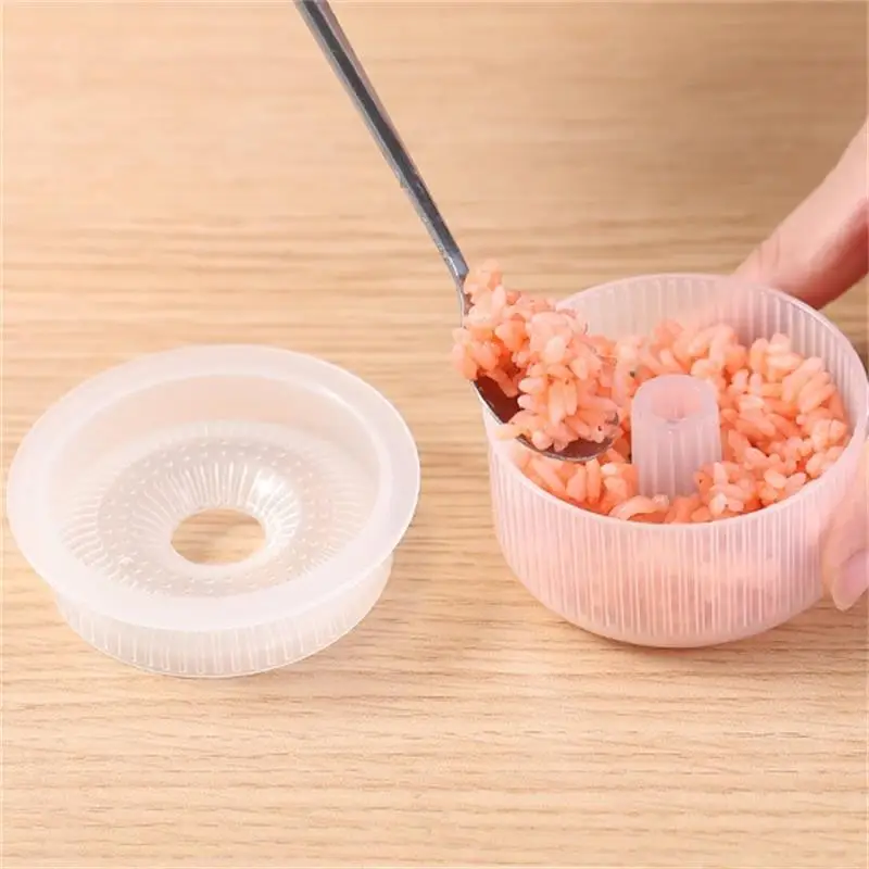 

donut machine Onigiri Form Plastic Non-Stick Sushi Maker Set DIY Easy Rice Ball Mold Seaweed Sushi Mold Kitchen Accessories